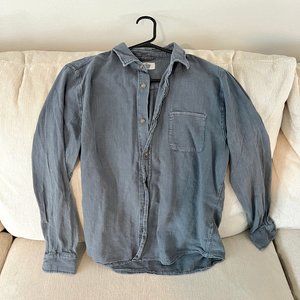 Marine Layer Oxford Button Down Shirt - Medium